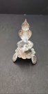 Pure Silver Antique Spl Kamakshi Lamp With Stand 30G By Mahita Collections